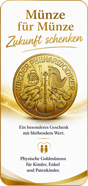 Münze für Münze Gold schenken | GoldKonzept in Linz